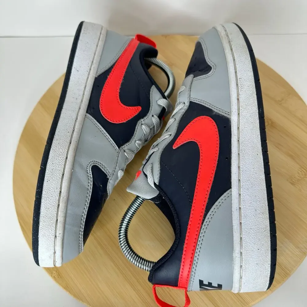 Nike Court Borough Low 2 Sneaker Lace Up Shoes DV5456 Size Youth 5.5